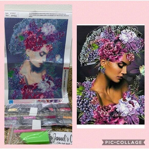 Diamond Painting Kits for Adults & Kids,DIY 5D Diamond Art Kits Full Dri… - Picture 1 of 7